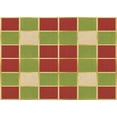 thumbnail image 1 of Ahgly Company Machine Washable Indoor Rectangle Transitional Green Area Rugs, 4' x 6', 1 of 7
