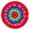 Rainbow Tie Dye, variant on Rainbow Tie Dye Mandala Pattern Round Fitted Tablecloth with Elastic Edge,Dining Table Cover Waterproof,Outdoor Round Tablecloth for Camping,Dining,Indoor and Outdoor