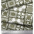 thumbnail image 3 of Soimoi Georgette Viscose Fabric Check & Damask Patchwork Print Fabric by Yard 42 Inch Wide, 3 of 3