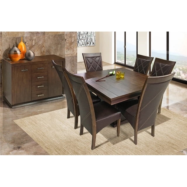 Comedor Kessa Muebles Tapachula 6 Sillas Café