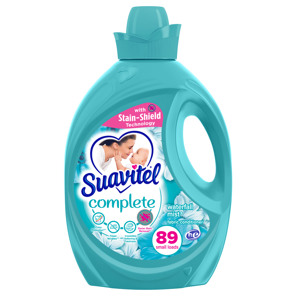 Suavitel Complete Fabric Softener, Waterfall Mist 89 Small Loads