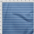 thumbnail image 3 of oneOone Georgette Viscose Blue Fabric Argyle Check Dress Material Fabric Print Fabric By The Yard 42 Inch Wide, 3 of 4