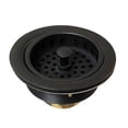 thumbnail image 2 of Westbrass Post Style Strainer with Waste Disposal Flange and Stopper, Antique Bronze, 2 of 15