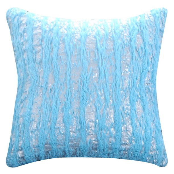 Funda de almohada de felpa, funda de almohada para el hogar, funda de cojín de sofá de Color sólido, funda de almohada de tela para cabecera Wmkox8yii HFSH4379