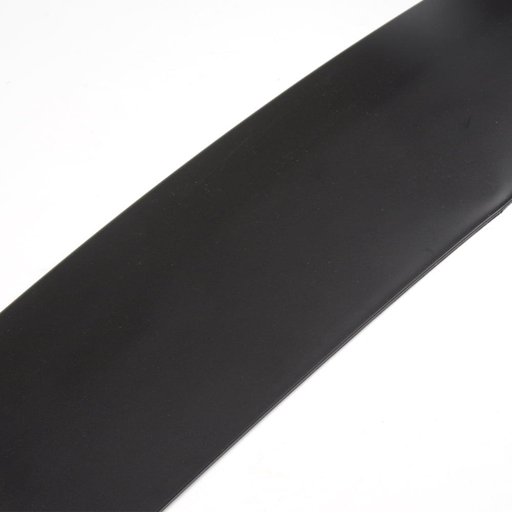 PIT66 Universal Front Bumper Lip Chin Flat Spoiler Splitter Plate Under Panel Diffuser 67" Wide Body kit Unpainted Black