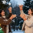 thumbnail image 6 of The Naughty List Mittens | Cozy Knit with a Hidden Attitude, Finger Mittens,Funny Winter Warm Gift for Women(orange(2 pair)), 6 of 7