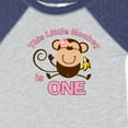 thumbnail image 4 of Inktastic Little Monkey Girl 1st Birthday Girls Baby Bodysuit, 4 of 5