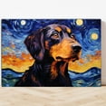 thumbnail image 4 of Appenzeller Sennenhund Dog Canvas Van Gogh Starry Night Wall Art Gifts Canvas Wall Art Frame Music Artist Customized Canvas Framed Photo Art Work For The Bedroom(Gifts For Dog Lover ), 4 of 6