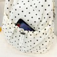 thumbnail image 3 of EDFRWWS Women Nylon Polka Dot Cute Backpack Large Capacity  Bags Multiple Pockets Daily Daypack(White), 3 of 10
