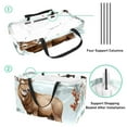 thumbnail image 4 of Elk Deer Large Foldable Oxford Cloth Beach Bag Storage Basket Grocery Baskets, 4 of 7
