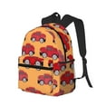 thumbnail image 2 of Lsque Red Cars Classic Casual Backpack - Large Capacity Water-Resistant Backpack for School, Work, Travel, and Outdoor Activities, 2 of 8