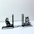 thumbnail image 2 of Craftnamesign Custom Siberian Husky Dog Bookends for Shelves, Husky Table Sign Decor, 2 of 2