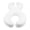 White 6cm, variant on NFTIGB Face Pillow for Side Sleepers Memory Foam 2 Holes Ear Piercing Pillow Deep Sleep White 9cm