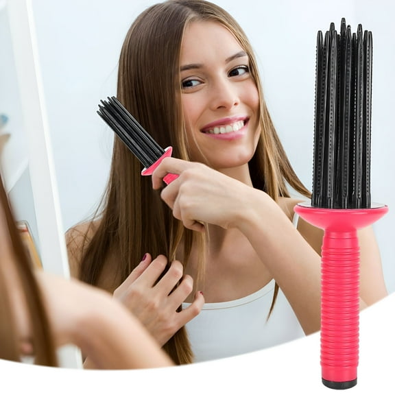 RAGUPEL Curly Hair Styler Tool, Air Volume Comb, Hair Styler for Curly Hair, Hair Curler, Hair Fluffy Curling Roll Comb