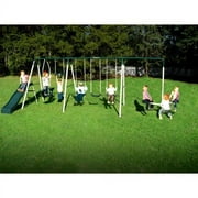 Flexible Flyer Swing 'n Go-Round Metal Swing Set
