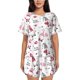 thumbnail image 1 of Balery Valentine's Day gnomes Conjunto de Pijama para Mujer con Estampado, Dos Piezas de Manga Corta y Shorts, Ropa de Dormir Suave con Cuello Redondo y Bolsillos-Medium, 1 of 6