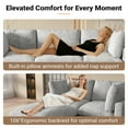 thumbnail image 6 of Magic Home 100.5" Modular Sectional Sofa, Modern Chenille U Shaped Cloud Couches Grey Couch for Living Room, Apartment, Office, 6-Seat, Grey, 6 of 12