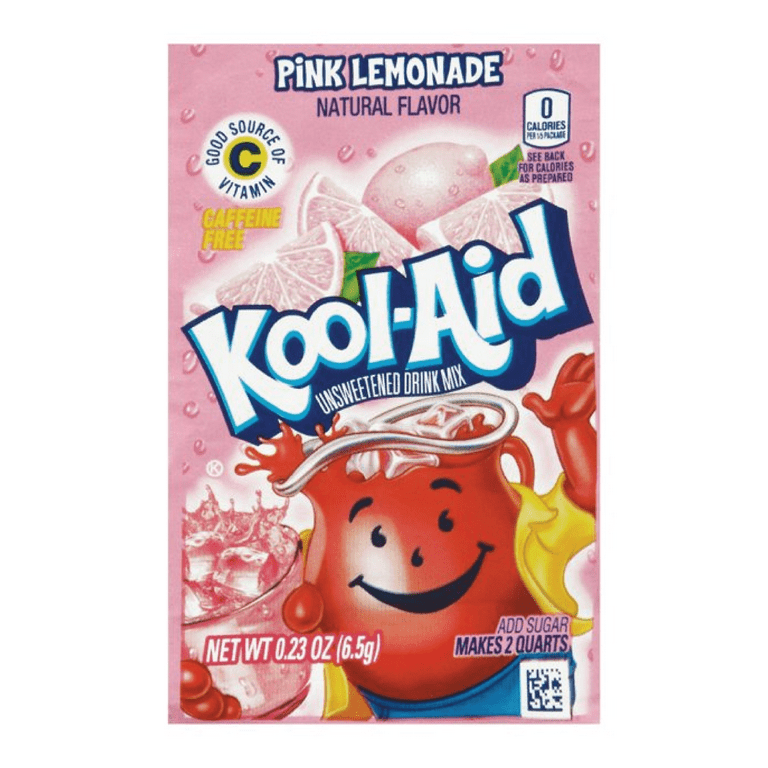 Kool-Aid Pink Lemonade Water Flavor Enhancer Packs | 48x Full Box