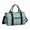 Turquoise Christmas Snowflake Pattern, variant on Red Christmas Tree Pattern Gym Bag with Shoe Compartment, Weekender Bag with Wet Pocket and Trolley Sleeve, Durable Gifts Ideas for Gym Travel Weekend,17.3 X 11.8 X 7.5 Inches