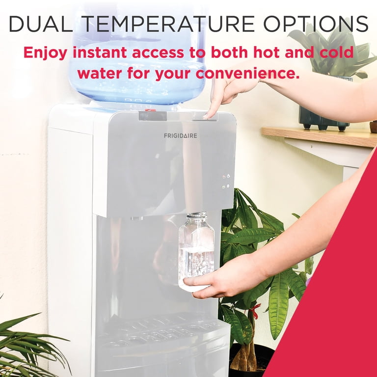 Frigidaire Top Load Water Dispenser EFWC498, Hot and Cold, White