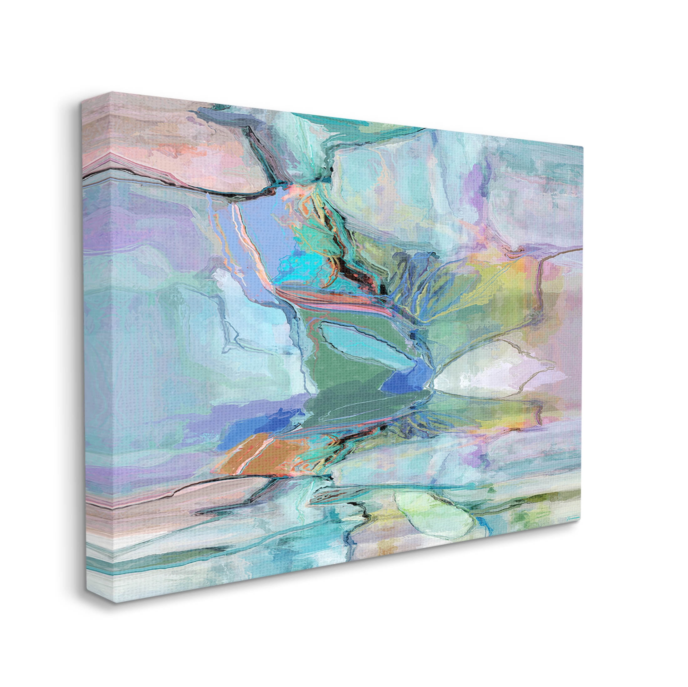 Stupell Industries Varied Round Modern Shapes Graphic Art Gallery Wrapped Canvas Print Wall Art, Design by Michael Tienhaara