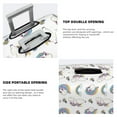 thumbnail image 4 of Haiem Funny Kawaii Unicorns Dancing Luggage Cover Printed Suitcase Covers for Luggage Elastic Washable Suitcase Protector Fits 18-32 Inch Luggage-Medium, 4 of 8