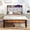 Gray-Rust, variant on CONCETTA Twin Bed Frame, &nbsp;Heavy Duty Metal, Storage Headboard with Charging Station, Noise Free, No Spring Box Required, 800lbs Capacity