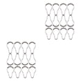 thumbnail image 2 of Wosthever 12 piezas de ganchos enrollables para cortina de ducha, ganchos para barra de baño, anillos, accesorios universales para habitación del hogar, Type8 NO8 Wosthever  CBP227748, 2 of 6