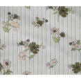 thumbnail image 4 of oneOone Cotton Flex Dark Olive Green Fabric Stripe|Leaves & Floral Artistic Quilting Supplies Print Sewing Fabric By The Yard 40 Inch Wide, 4 of 4