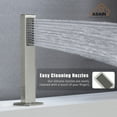 thumbnail image 2 of Boyel Living 5-Hole Deck Mounted Bathtub Faucet Bathroom Roman Tub Faucet with Hand-held Shower Sprayer Brushed Nickel, 2 of 9