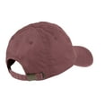 thumbnail image 3 of Port Authority Adult Unisex Regular Plain Cap Maroon One Size Fits All, 3 of 3