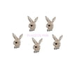 thumbnail image 4 of Dijes de lujo para uñas, 10 piezas, aleación de oro, conejito, purpurina, diamantes de imitación, cristal, joyería DIY, manicura 3D, accesorios de decoración, 4 of 4