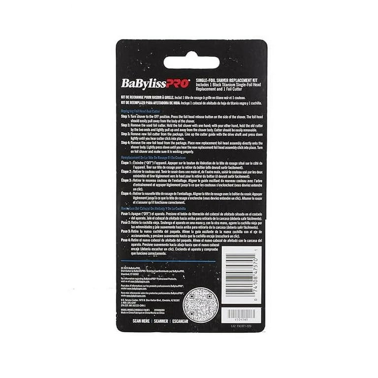 BaBylissPRO® UV Foil Single-Foil Shaver Replacement Kit - Walmart.com