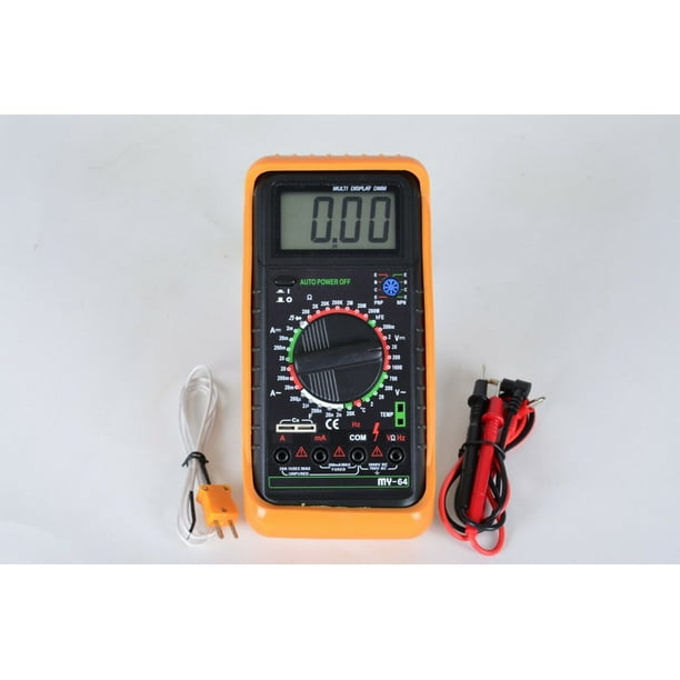 MY64 Digital Multimeter DMM Frequency Capacitance Temperature hFE Test