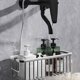 thumbnail image 4 of Cesta de Baño Desmontable, Soporte para Champú Sin Perforaciones, Estante Adecuado para el Organizador de Almacenamiento de Ducha de Baño. B, 4 of 5