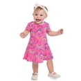 thumbnail image 3 of Trolls Toddler Girl Print Skater Dress, Sizes 12M-5T, 3 of 4