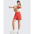 thumbnail image 2 of G4Free Chillwhisp Athletic Shorts for Women 4" - High Waist Lightweight Casual Running Shorts Built-in Liner with Pockets, 2 of 7