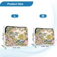 thumbnail image 4 of FORMRS 13-13.3 inch Laptop Sleeve Case Soft Carrying Quilted Computer Bag Cover, Pink Floral Wave, 4 of 7