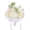 C, variant on Artificial Rose Bridal Bouquet, Ribbon-Wrapped Handheld Flower for Bride & Bridesmaid