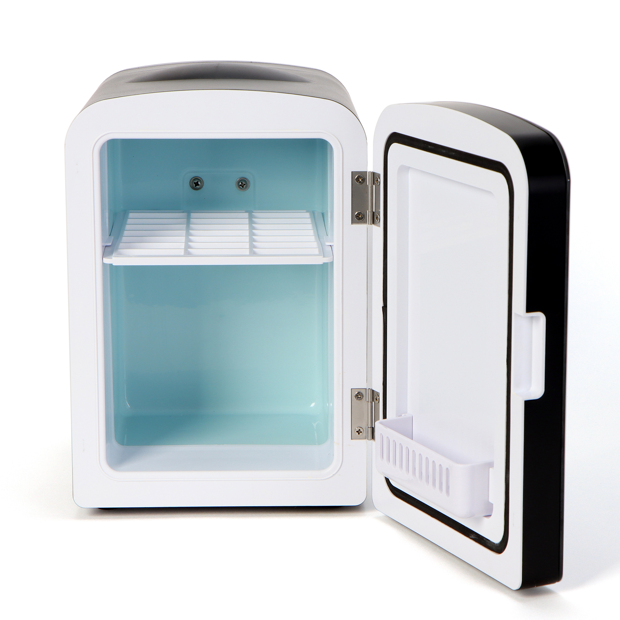 Uber Appliance Uber Chill 2.0 Dry Erase White Board Personal Mini Fridge 4 Liter 6 Can Thermoelectric - (Black)