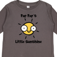 thumbnail image 4 of Inktastic Pap Pap's little Sunshine Boys or Girls Long Sleeve Toddler T-Shirt, 4 of 5
