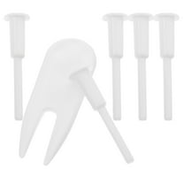 SWETRACE Exercise Ball Cover 1Set White ABS Plug Set for Indoor Exercise and Outdoor Fitness