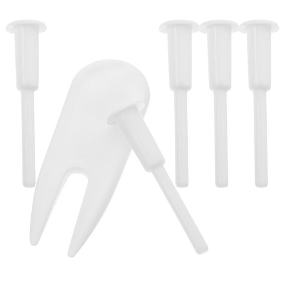 SWETRACE Exercise Ball Cover 1Set White ABS Plug Set for Indoor Exercise and Outdoor Fitness