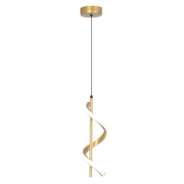 Lámpara de araña Moderna cabecera nórdica LED Iluminación interior colgante () Oro blanco