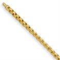 thumbnail image 3 of Auriga 14k Yellow Gold Polished 5mm Square Wheat 7.5 inch Bracelet for Women, 3 of 6