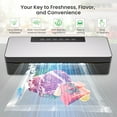 thumbnail image 6 of Naipo Vacuum Sealer for Foods, 90KPa Powerful Sealer Machine with Air Hose & 5 Modes Food Saver for Sous Vide, Freezer Storage, Dry/Moist, 6 of 12
