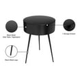 thumbnail image 4 of Pemberly Row Modern / Contemporary Black Finish Metal Nightstand, 4 of 7