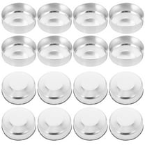 WHAMVOX  30 Pcs Votive Candle Holder Aluminum Tea Light Tins