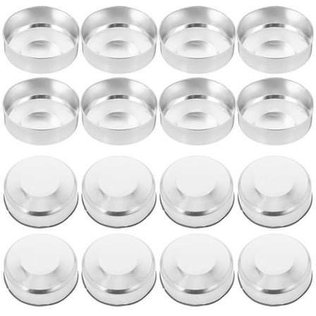 WHAMVOX  30 Pcs Votive Candle Holder Aluminum Tea Light Tins