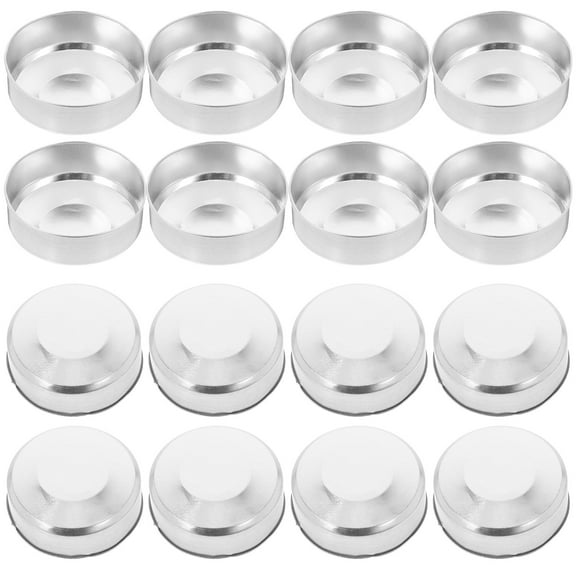 WHAMVOX  30 Pcs Votive Candle Holder Aluminum Tea Light Tins